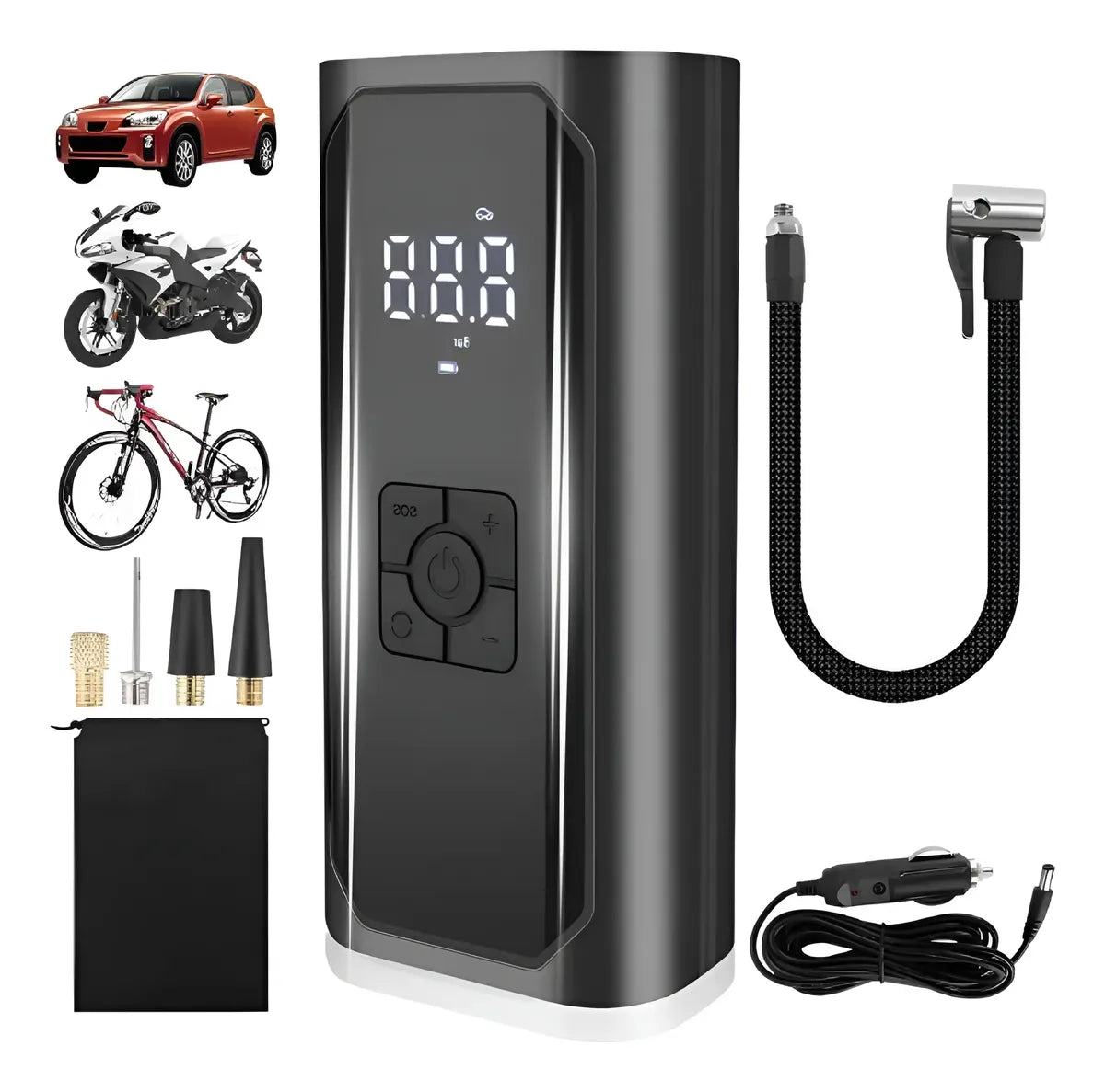 COMPRESOR DE AIRE CON WIRELESS DIGITAL EG-216
