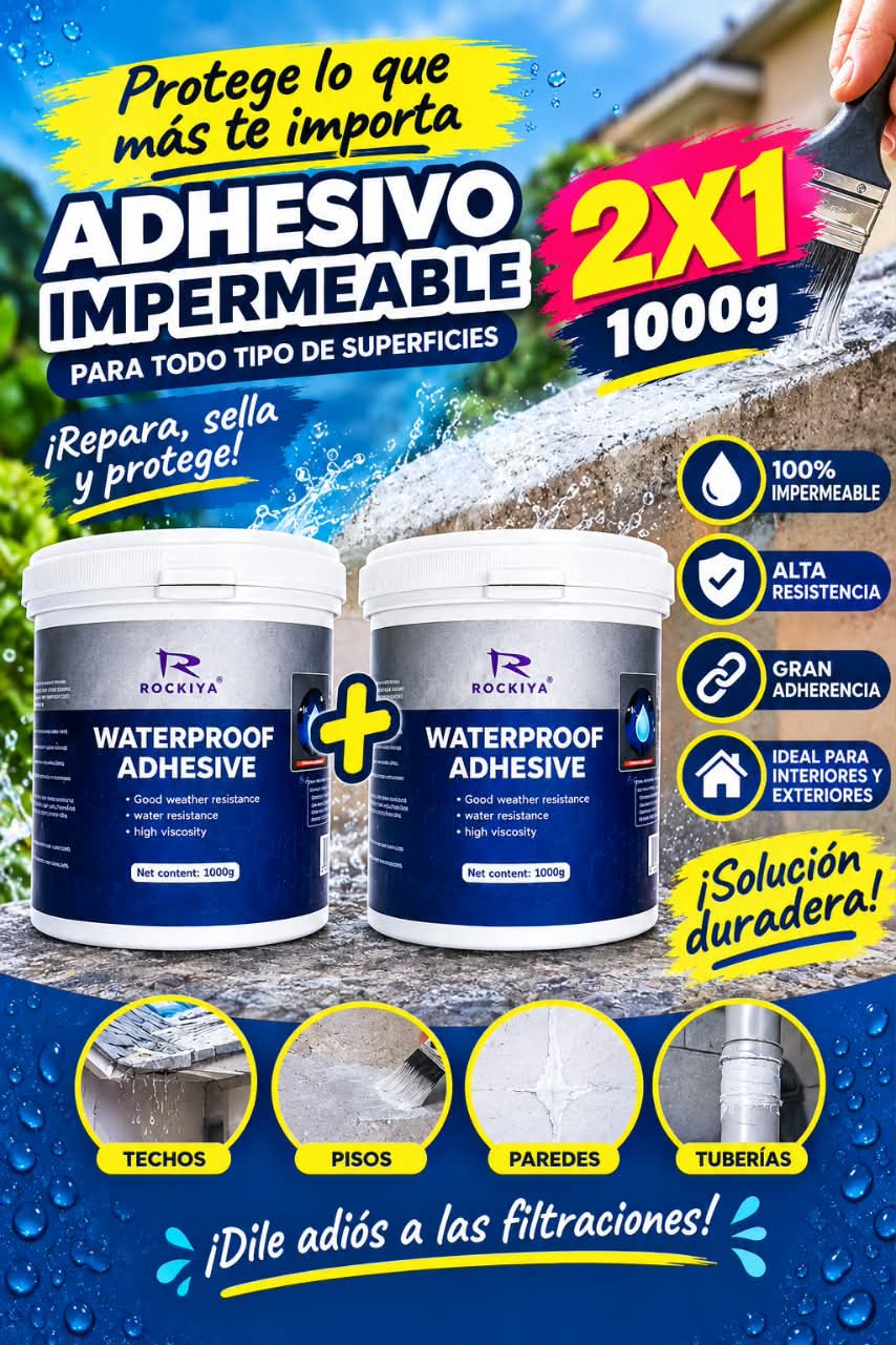 💧 Adhesivo Impermeabilizante Extra Fuerte – Sellado Resistente y Duradero 1000g
