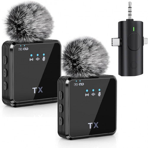 MICROFONO INALAMBRICO WIRELESS F-11 3 EN 1